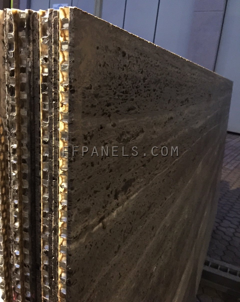 FABYCOMB® lightweight TRAVERTINO MARBLE panels (3 D)