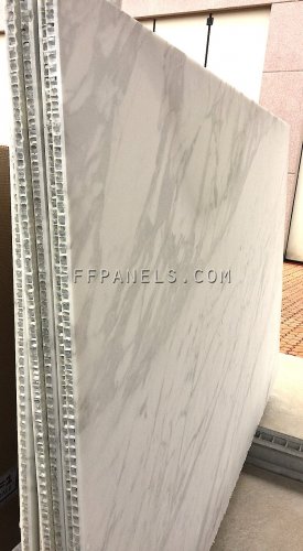 B_FABYCOMB® lightweight CALACATTA MARBLE panels