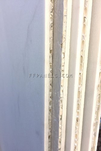 A_FABYCOMB® lightweight CALACATTA MARBLE panels