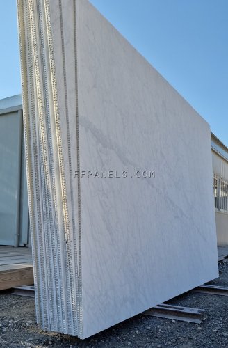 FABYCOMB® lightweight BIANCO CARRARA MARBLE panels