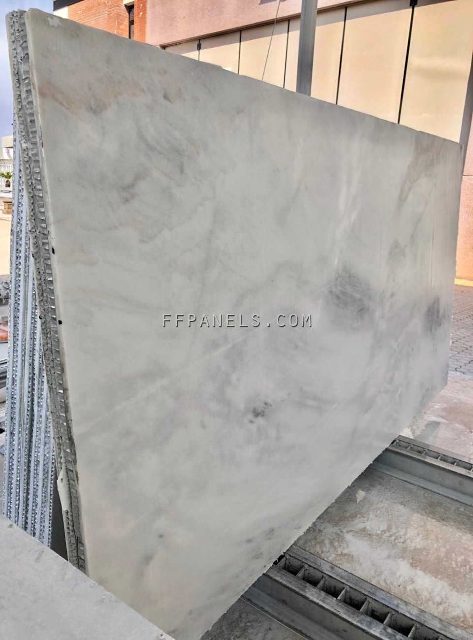 FABYCOMB® lightweight BIANCO LASA MARBLE panels