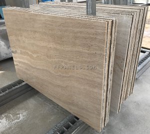 FABYCOMB® lightweight TRAVERTINO MARBLE panels
