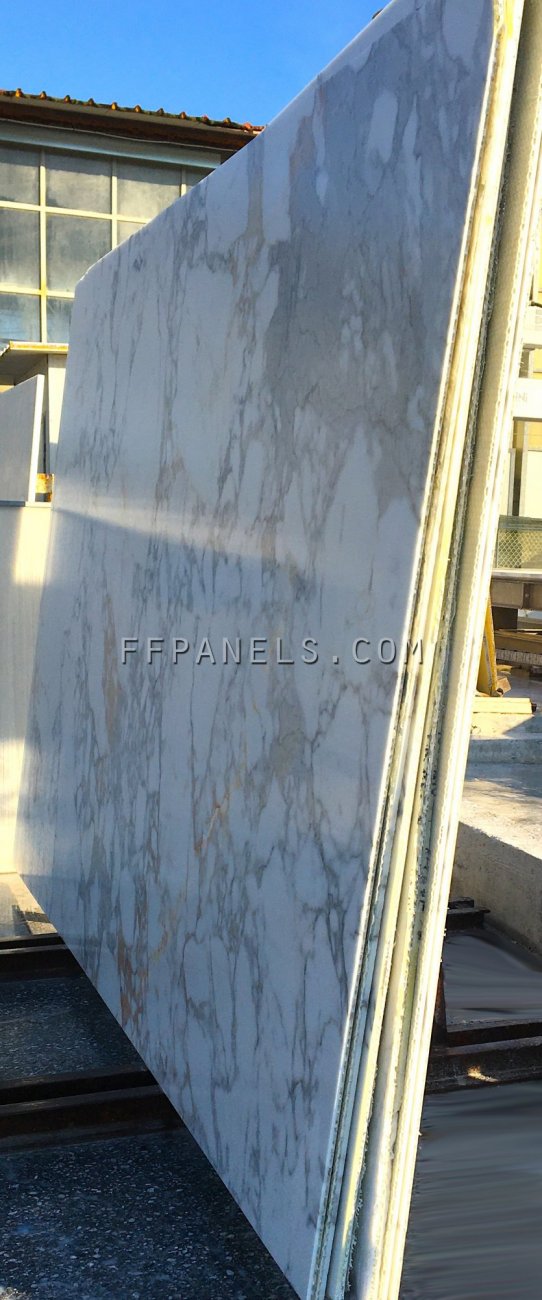 X_FABYCOMB® lightweight CALACATTA MARBLE panels