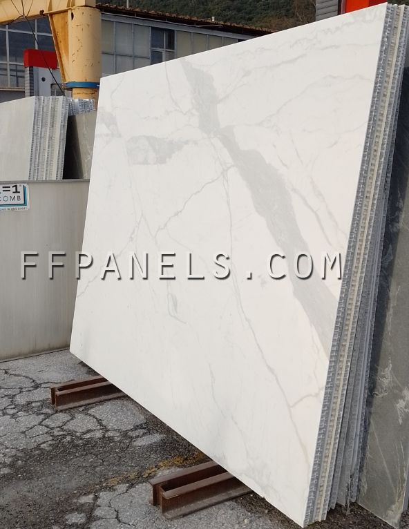 K - W - X - Y - Z_FABYCOMB® lightweight STATUARIO MARBLE panels