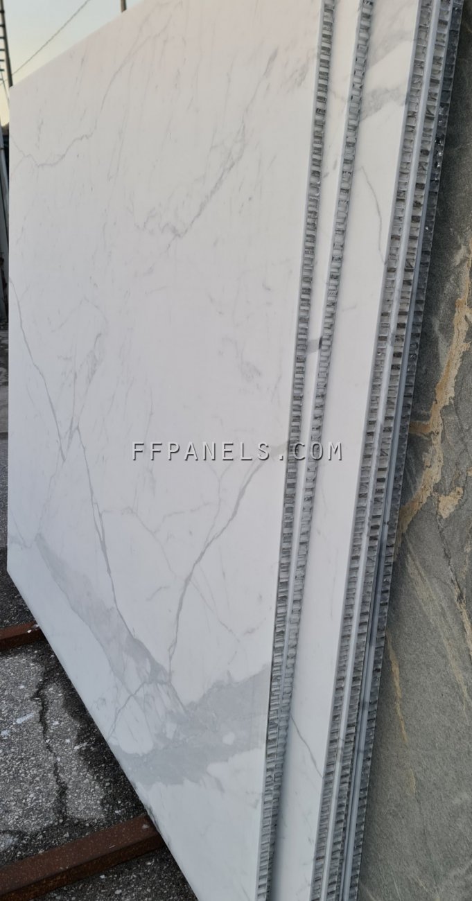 K - W - X - Y - Z_FABYCOMB® lightweight STATUARIO MARBLE panels