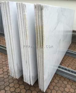 FABYCOMB® lightweight BIANCO CARRARA MARBLE panels