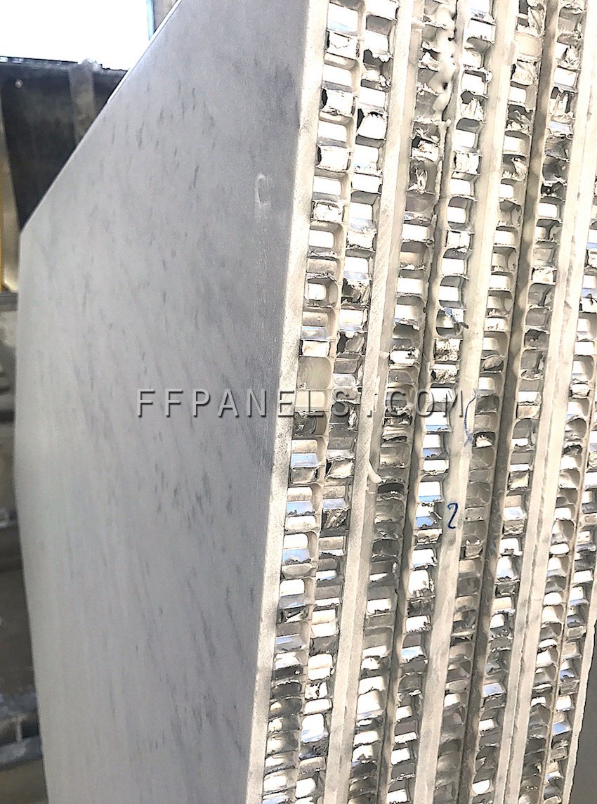 FABYCOMB® lightweight BIANCO CARRARA MARBLE panels