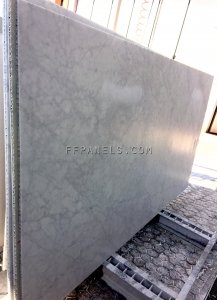 F_FABYCOMB® lightweight BIANCO CARRARA MARBLE panels
