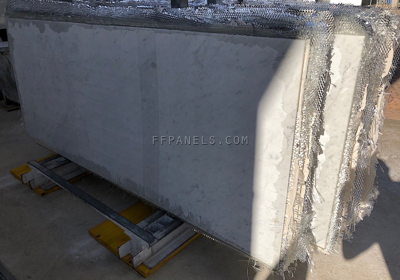 FABYCOMB® lightweight BIANCO CARRARA MARBLE panels