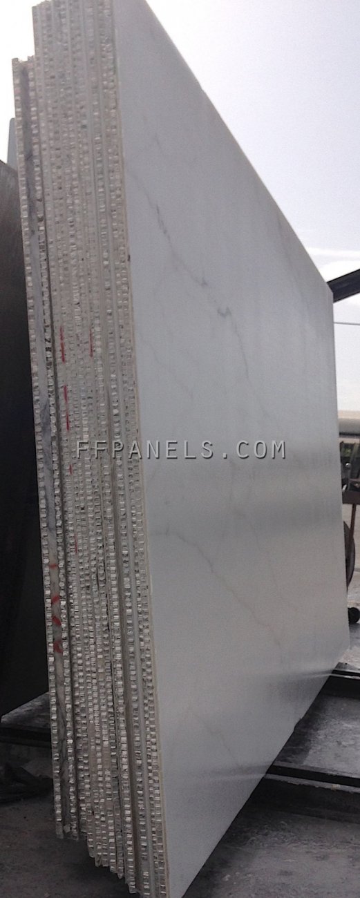 FABYCOMB® lightweight CALACATTA LINCOLN MARBLE panels