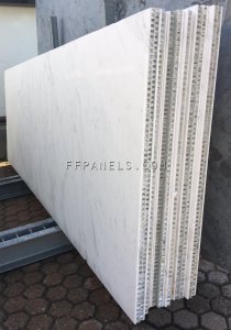 FABYCOMB® lightweight BIANCO VOLAKAS MARBLE panels