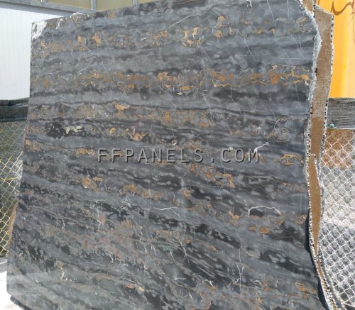 FABYCOMB® lightweight NERO PORTORO MARBLE panels