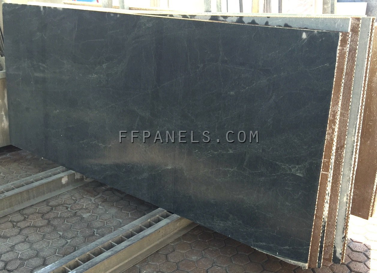 FABYCOMB® lightweight VERDE ALPI MARBLE panels