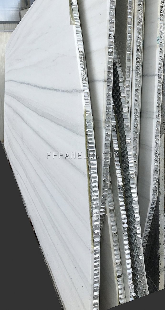 FABYCOMB® lightweight ZEBRINO MARBLE panels