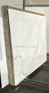 FABYCOMB® lightweight BIANCO CARRARA MARBLE panels