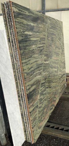 FABYCOMB® lightweight VERDE BAMBOO GRANITE panels