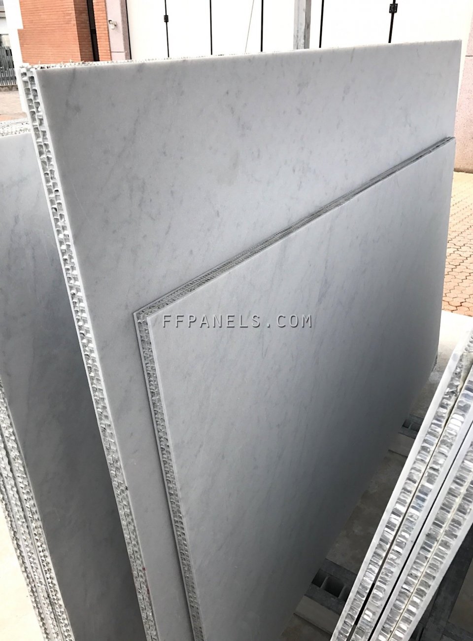 FABYCOMB® lightweight BIANCO CARRARA MARBLE panels