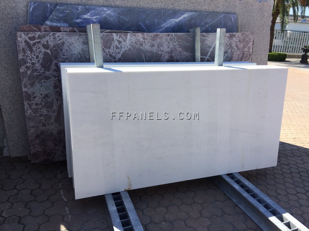 BIANCO P MARBLE slabs