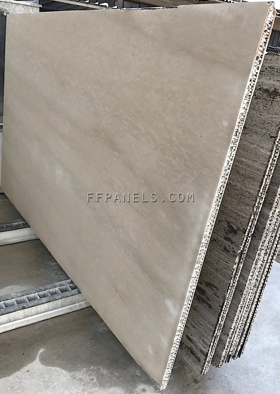 B_FABYCOMB® lightweight BIANCO VENEZIA MARBLE panels