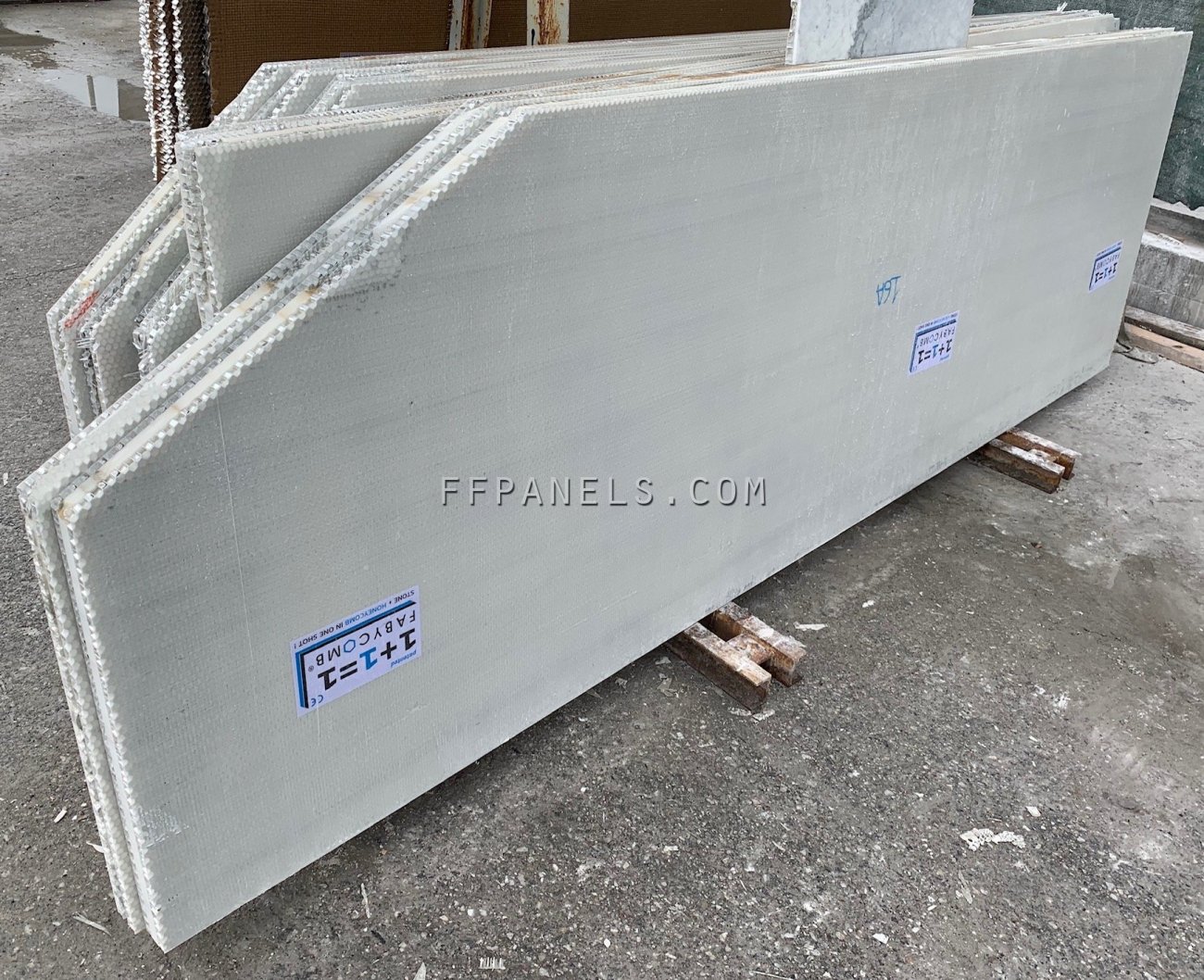 FABYCOMB® lightweight ZEBRINO MARBLE sandwich panels