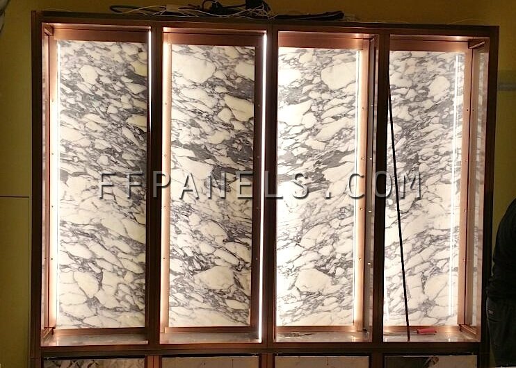 FABYCOMB®LIGHT lightweight ARABESCATO MARBLE panels