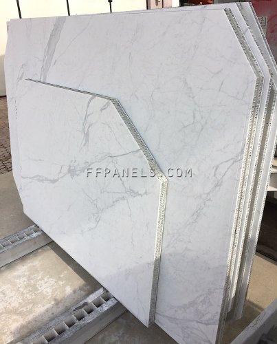 FABYCOMB® lightweight STATUARIO MARBLE panels