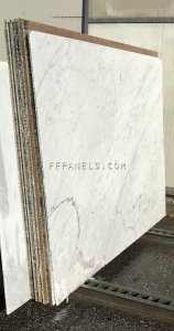 pannelli marmo leggero FABYCOMB® in MARMO BIANCO CARRARA